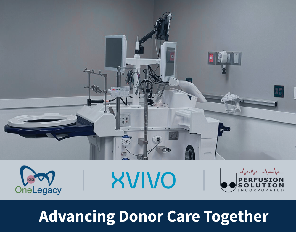 Xvivo-OneLegacy-PSI Partnership
