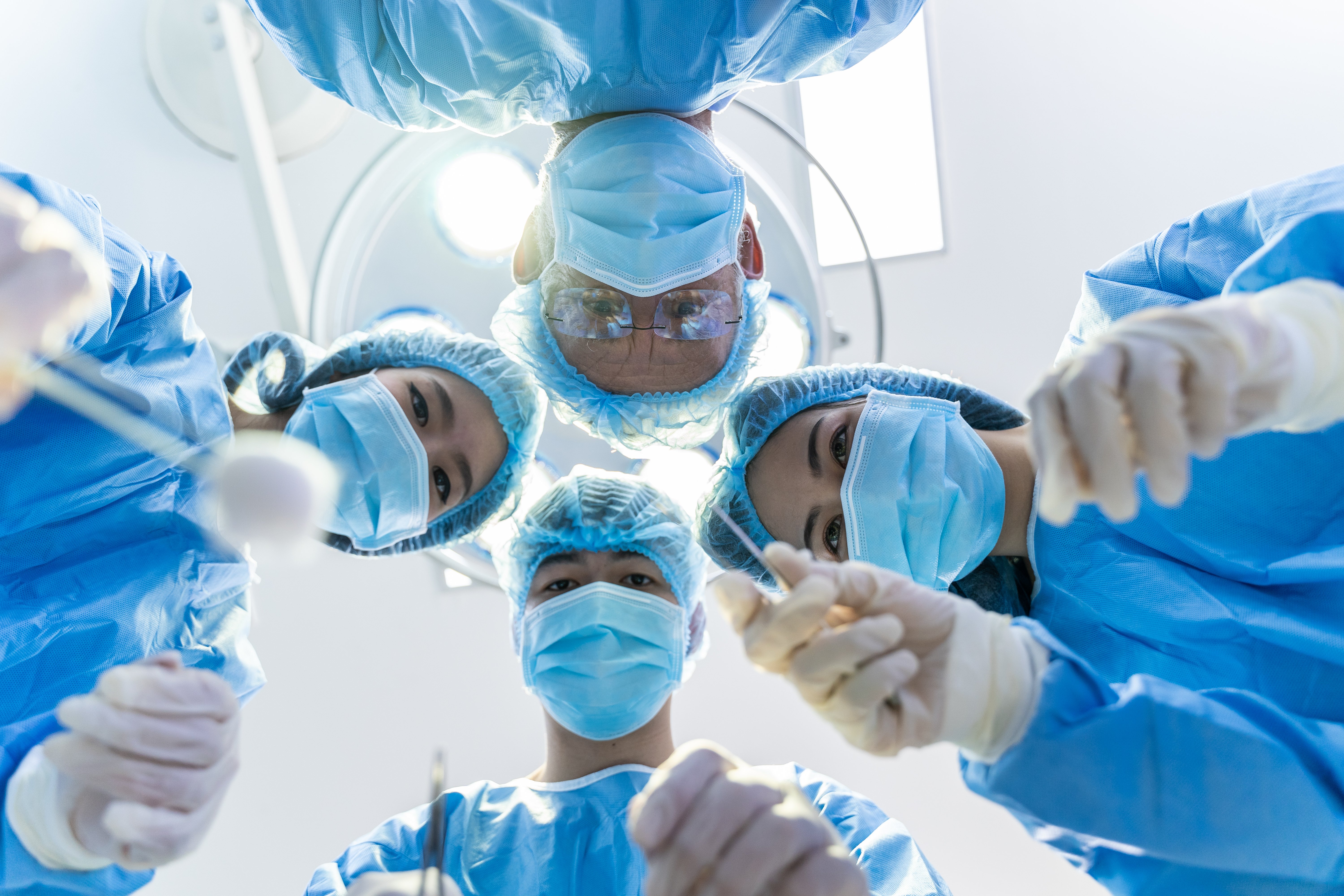 medical team performing surgical operations